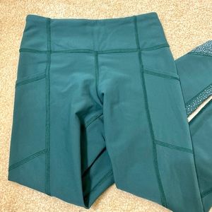 Teal Green Lululemon Rare Leggings *23*